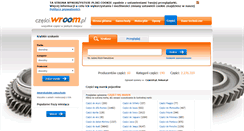 Desktop Screenshot of czesci.wroom.pl