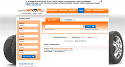 Desktop Screenshot of opony.wroom.pl